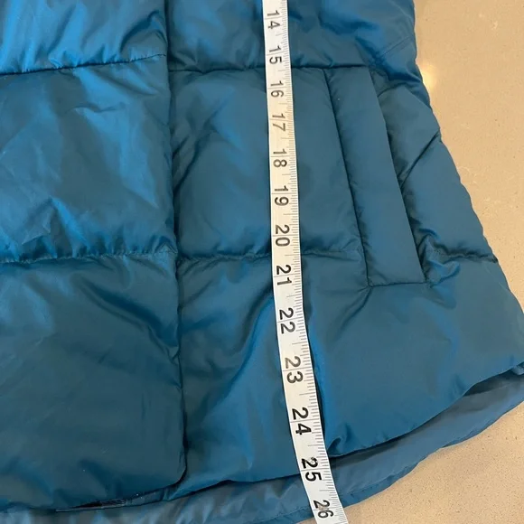 Athleta Downtown Puffer Vest Sardinia Blue Women's Size Small - Picture 7 of 10